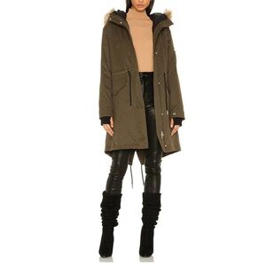 Soia & Kyo Parka Coat in Army